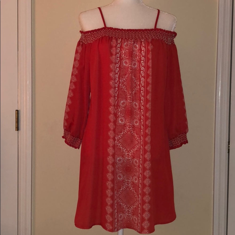 Off The Shoulder Strap Dress